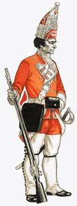92° Granatiere a piedi 1751 da English School