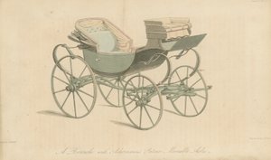 Una barouche con assi mobili brevettati da Ackerman
