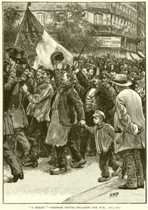 A Berlino! --Folle parigine che dichiarano guerra da English School