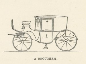 A Brougham (incisione) da English School