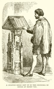 Una Bibbia incatenata - Installata nelle chiese per ordine di Enrico VIII