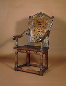 Poltrona di Carlo I, metà del 1600 da English School