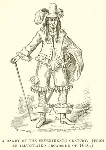 Un Dandy del Diciassettesimo Secolo da English School