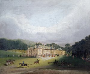 Una festa a Firle, dove fu rivitalizzato l