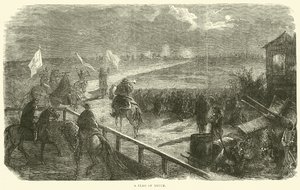 Una bandiera di tregua, dicembre 1870 da English School