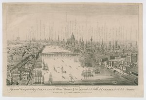 Veduta generale della Città di Londra da English School