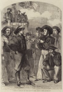 Un gruppo di reclute per la Riserva Navale di Sua Maestà da English School