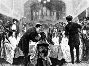 Una mostra di acconciature, 1872 da English School