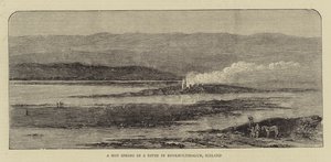 Una sorgente calda in un fiume a Reykholtsdalur, Islanda da English School