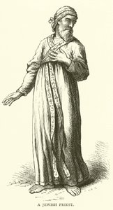 Un Sacerdote Ebreo (incisione) da English School