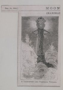 Un faro - non il Professor Tyndall, da Moonshine, pubblicato il 20 dicembre 1884
