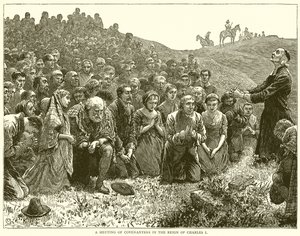 Un incontro di Covenanters durante il regno di Carlo I da English School