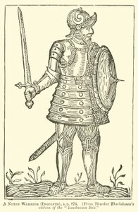 Un guerriero norreno, Ingolfir, AD 874 da English School