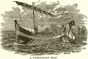 Una nave fenicia da English School