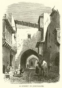 Una strada di Gerusalemme da English School