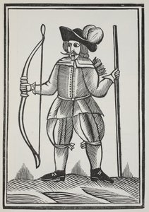 Una vera storia di Robin Hood, illustrazione da Chap-books del XVIII secolo di John Ashton, pub. 1882 da English School