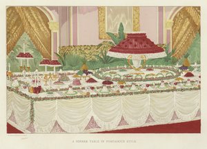 Tavolo da pranzo in stile Pompadour