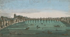 Vista generale delle imbarcazioni a vela sulle acque del fiume Tamigi