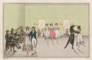 Un gruppo di ballerini di valzer da English School