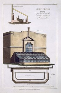 Una serra calda eseguita per Sua Grazia il Duca di Bedford a Woburn Abbey, 1806 da English School