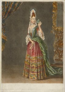 Una signora in mantua