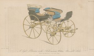 Un leggero Phaeton con assi mobili brevettati di Ackermann da English School