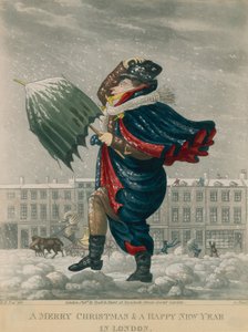 Un allegro Natale e un felice anno nuovo a Londra