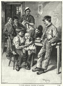 "Un membro molto popolare della società" (incisione) da English School