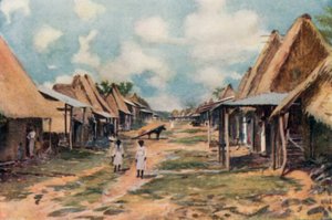 Un villaggio nativo, Panama