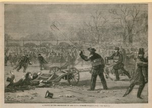 Un salvataggio sul Serpentine da parte degli uomini della Royal Humane Society