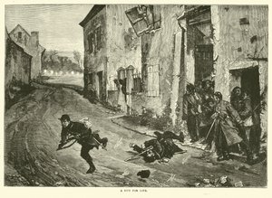 Una corsa per la vita, maggio 1871 da English School
