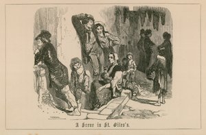 Una scena a St Giles