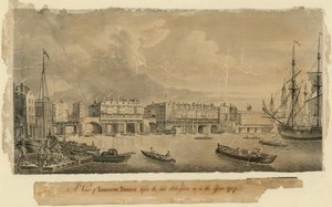 Veduta del Ponte di Londra prima dell