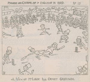 Una vista di Mr Lord - il suo campo di cricket da English School