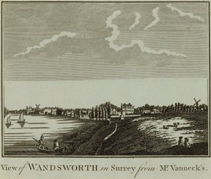 Una vista di Wandsworth nel Surrey