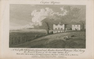 Vista della tenuta di Freehold del defunto John Sewell da English School