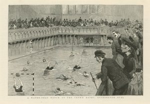 Una partita di pallanuoto ai Crown Baths