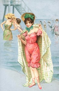 Una donna in costume da bagno