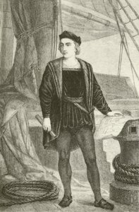 Un giovane Cristoforo Colombo (1451-1506), esploratore genovese da English School
