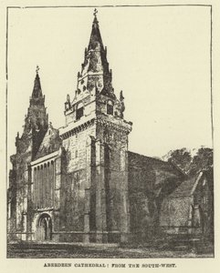 Cattedrale di Aberdeen, da sud-ovest
