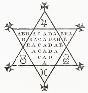 Abracadabra, da The Ingoldsby Legends or Mirth and Marvels, di Thomas Ingoldsby, pubblicato nel 1865