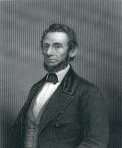 Abramo Lincoln, inciso da H. C. Balding, XIX secolo
