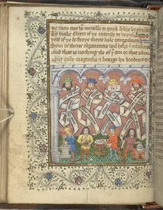 Gli alchimisti Geber, Arnold di Villanova, Rhasis e Hermes Trismegisto, da 