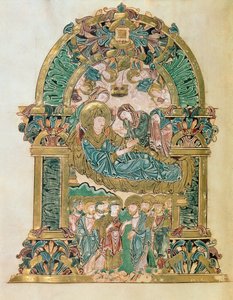 Assunzione della Vergine, dal Benedizionale di St. Aethelwold da English School
