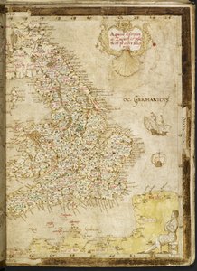Mappa della Gran Bretagna e Irlanda, dal 