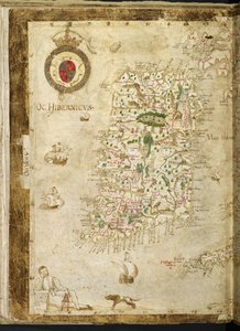 Mappa della Gran Bretagna e Irlanda, dal 