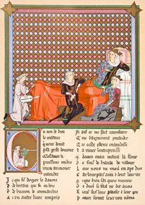 Adenez, il re dei menestrelli, 1878 da English School