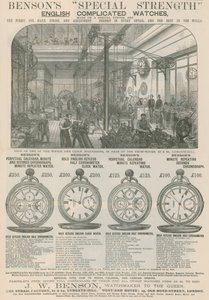 Pubblicità per gli orologi complicati di forza speciale di Benson