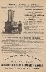 Pubblicità per le Lanterne Fantasmagoria