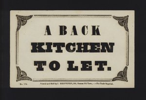 Annuncio: Cucina posteriore da affittare da English School